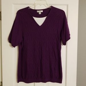 Short-sleeve sweater